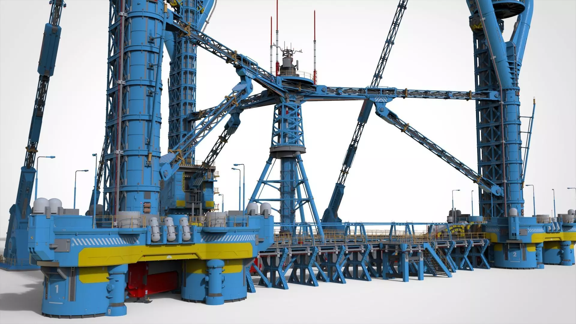 Sci-Fi Polar station 3D model_7