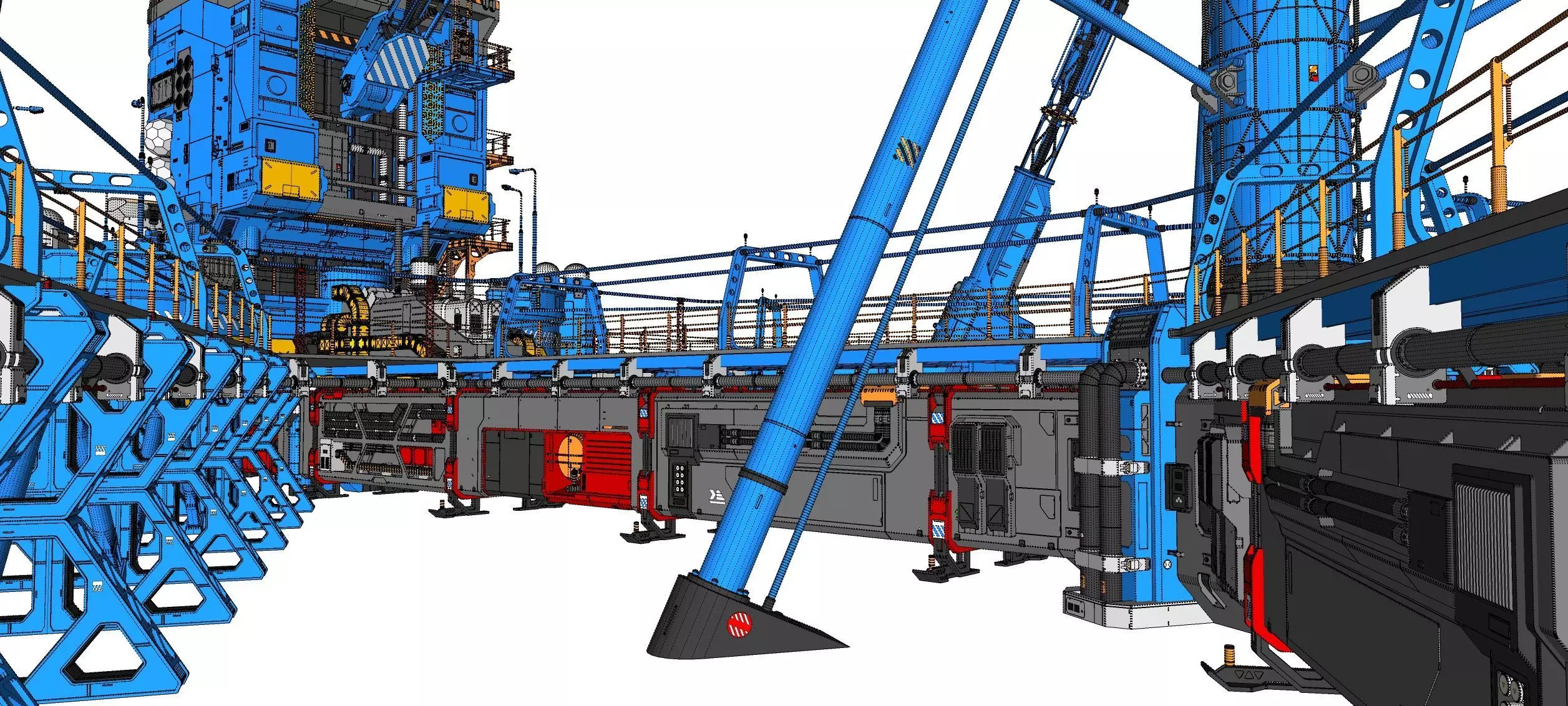 Sci-Fi Polar station 3D model_49