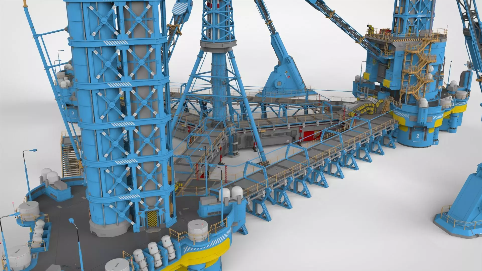 Sci-Fi Polar station 3D model_11