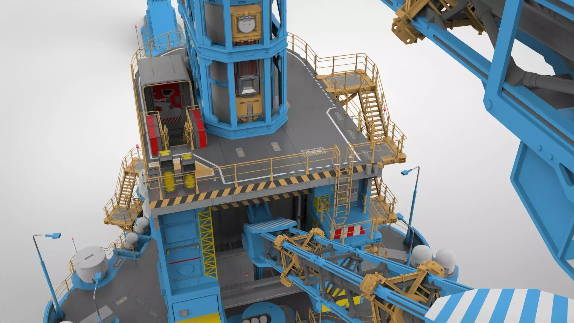 Sci-Fi Polar station 3D model_26