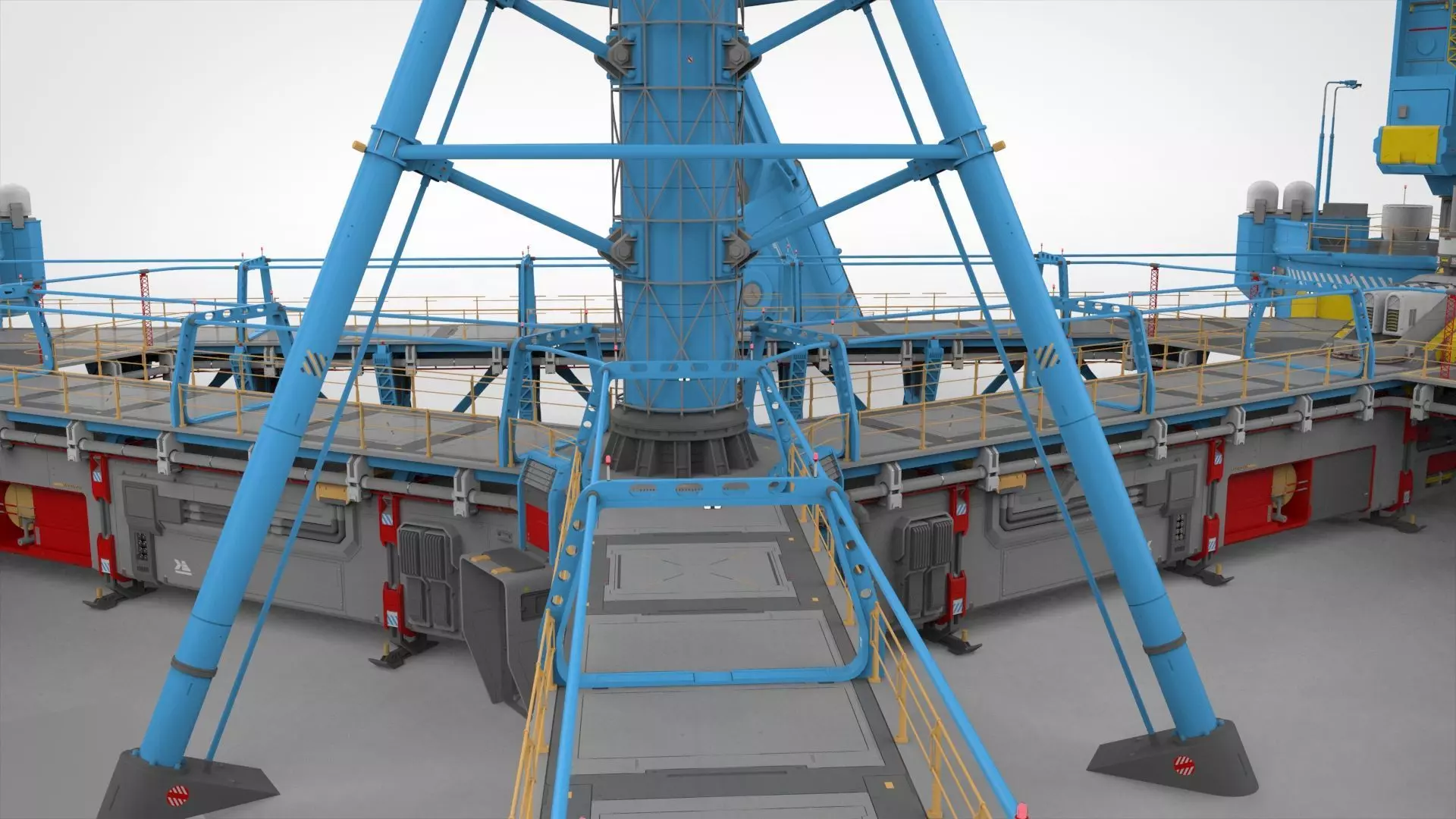 Sci-Fi Polar station 3D model_15