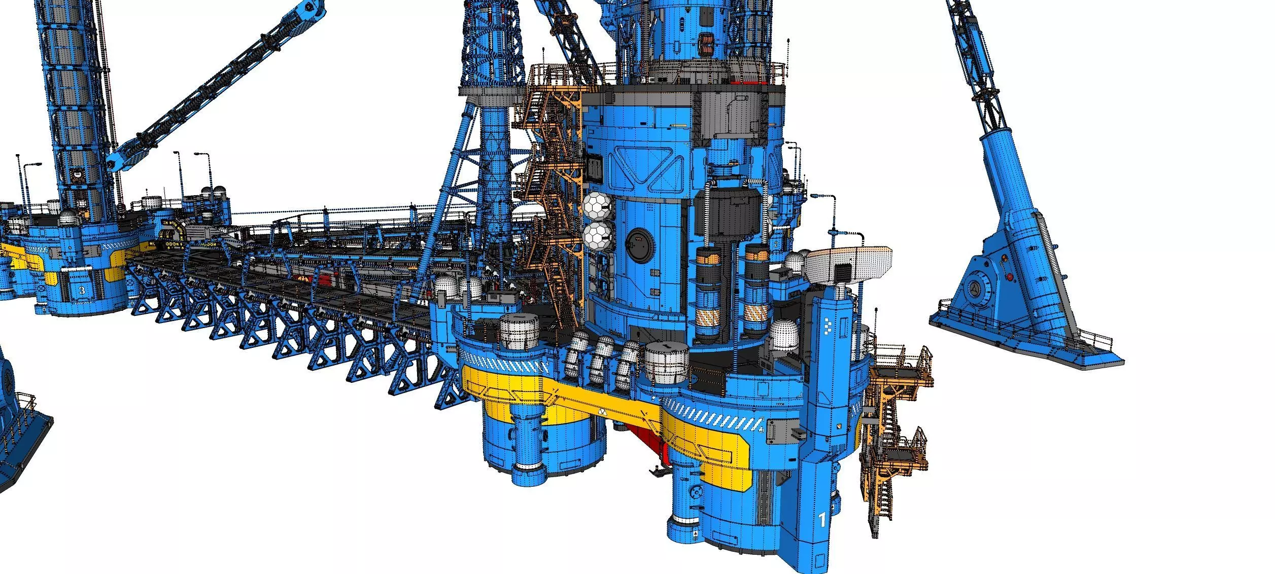 Sci-Fi Polar station 3D model_46