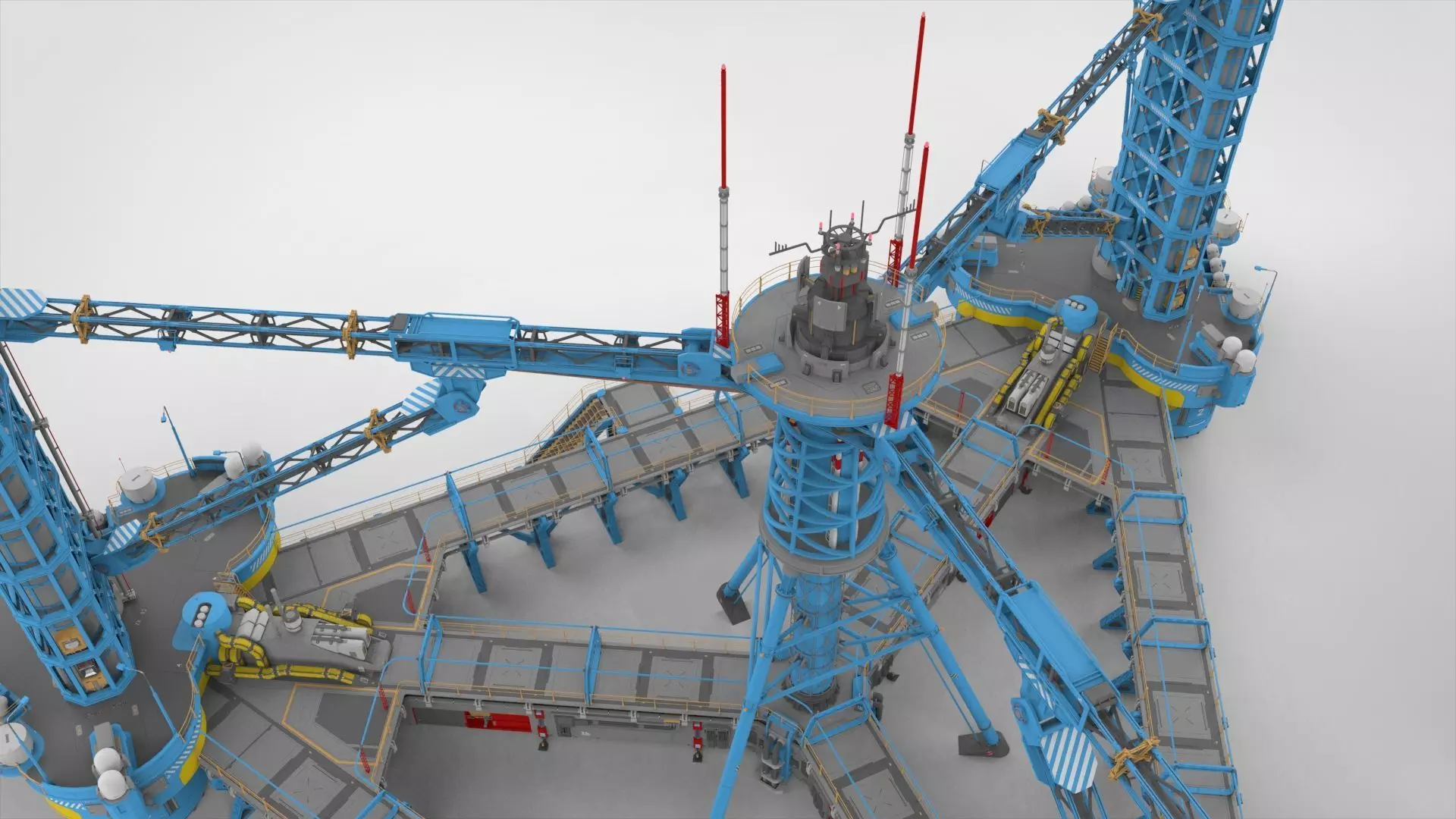 Sci-Fi Polar station 3D model_30