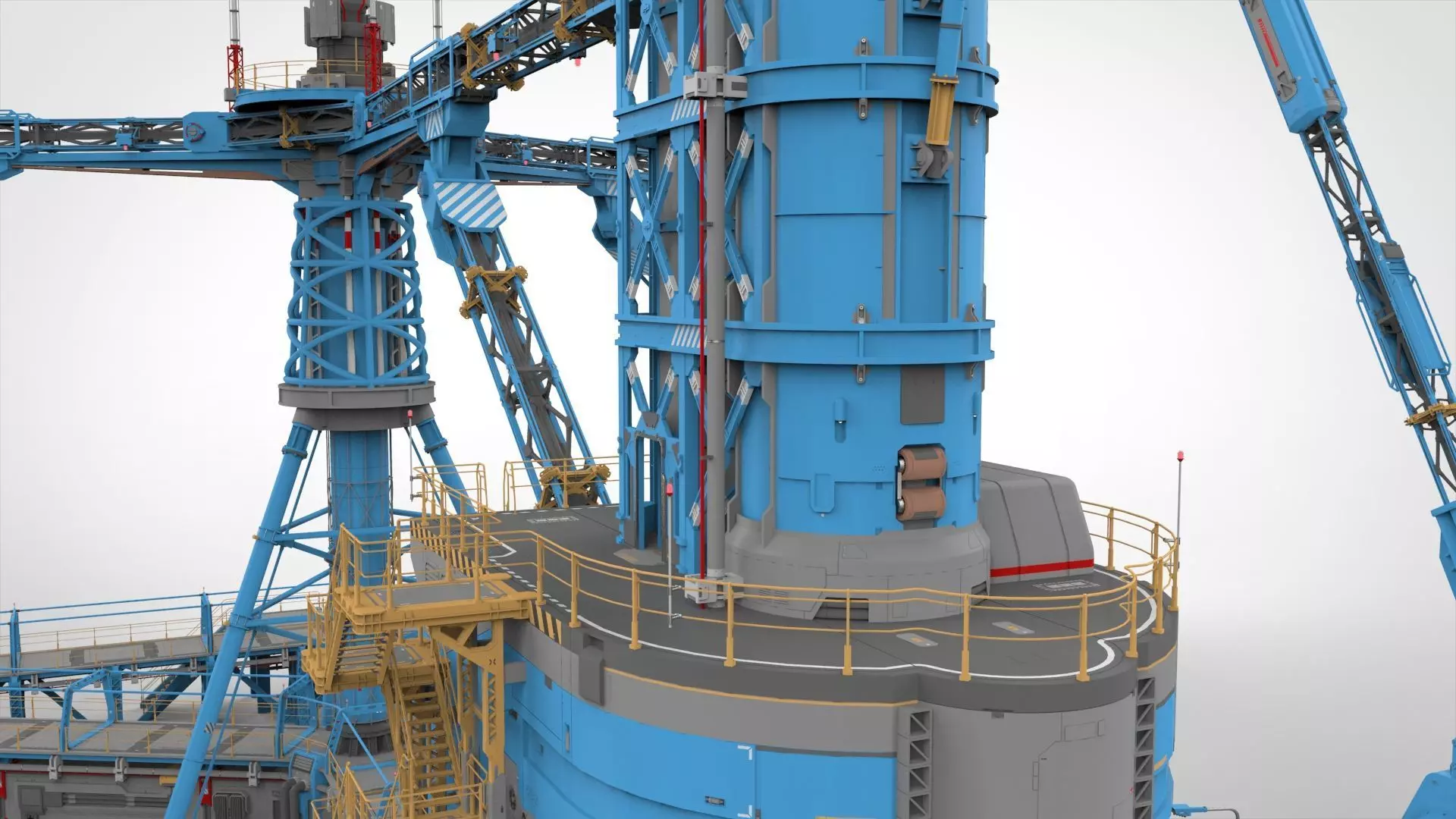 Sci-Fi Polar station 3D model_27