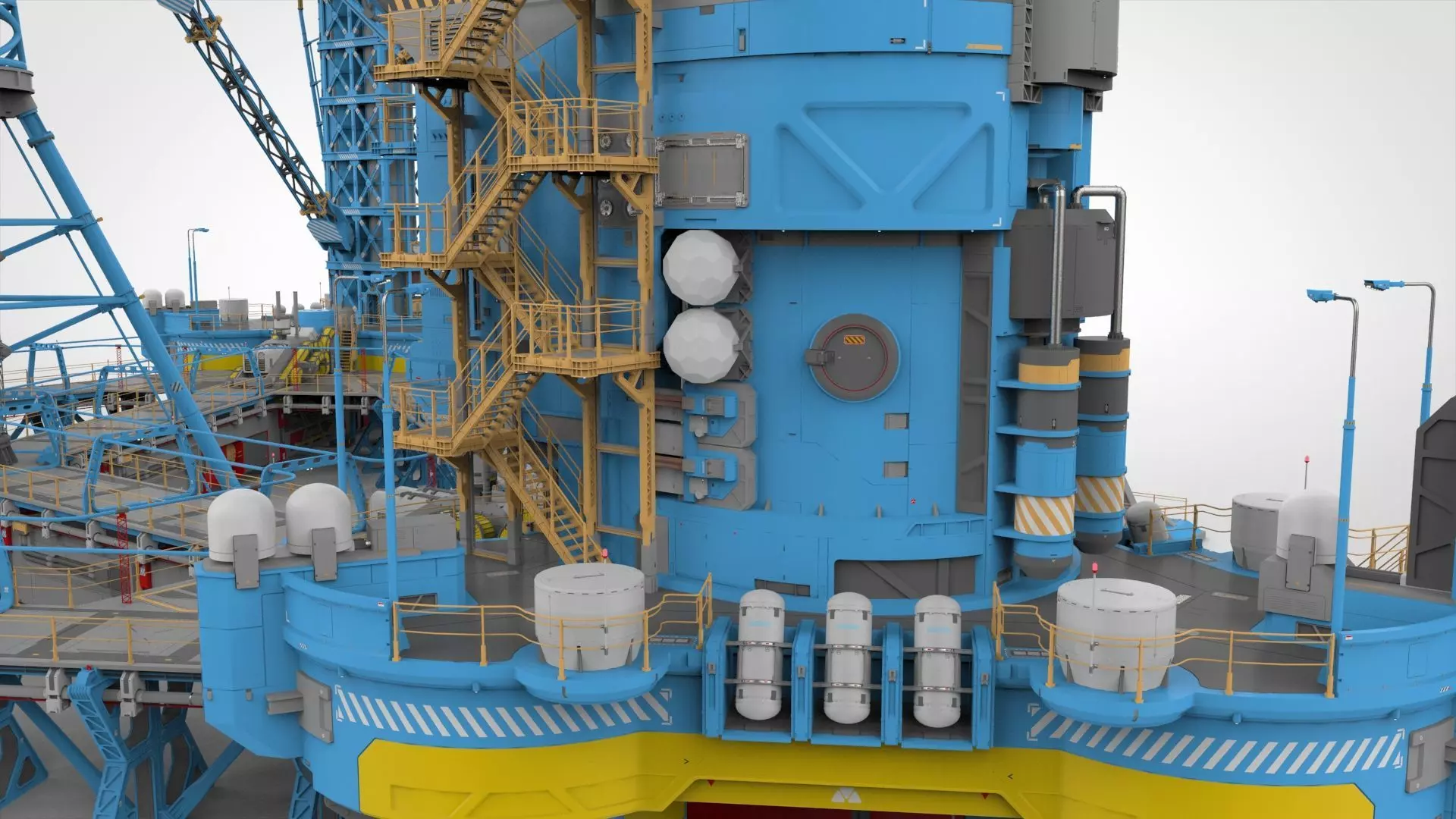 Sci-Fi Polar station 3D model_22