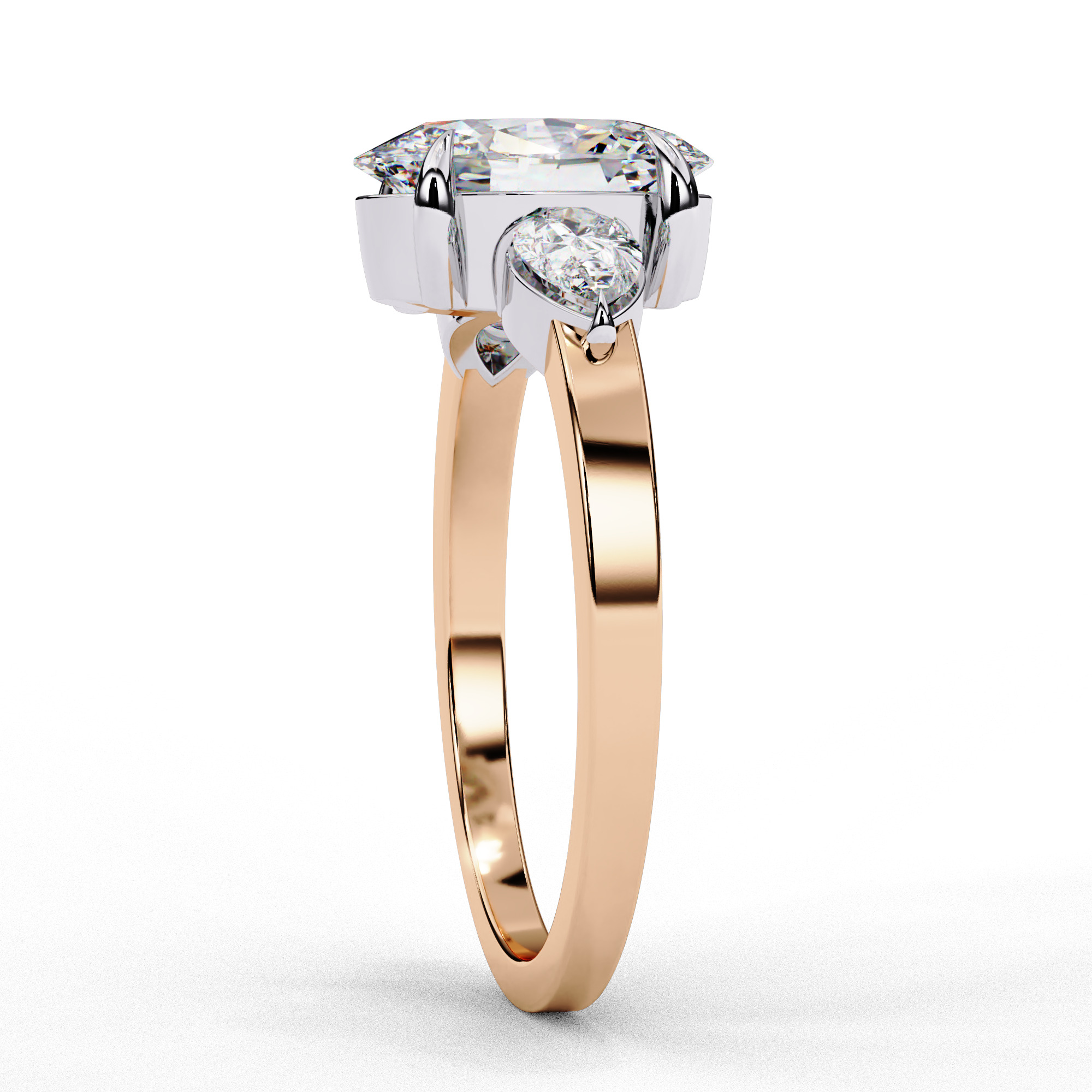MARQUISE DIAMOND RING -CAD-025 3D model_11