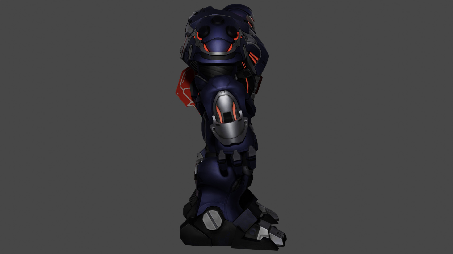 Hulkbuster Low-poly 3D model_4
