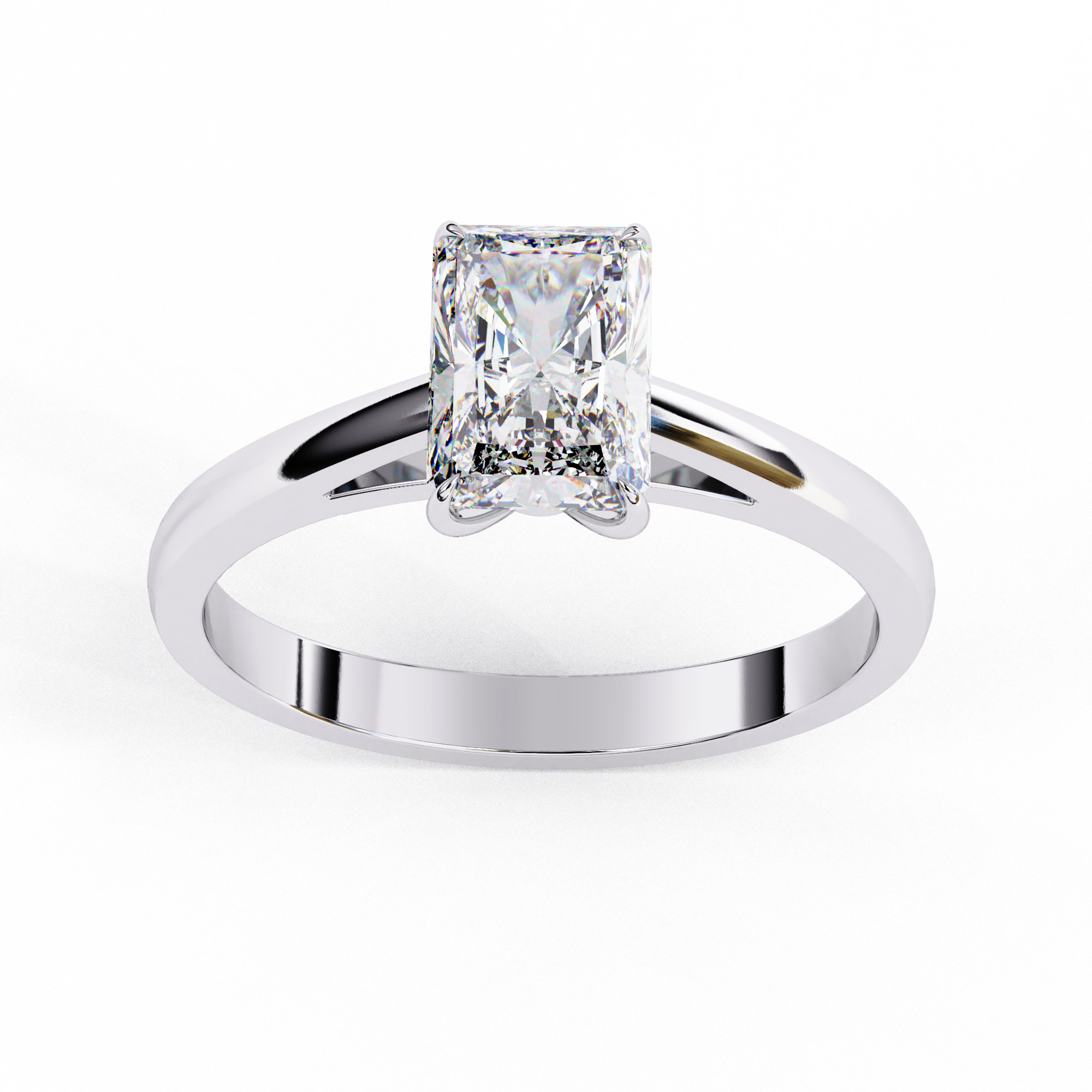 RADIANT  DIAMOND RING -CAD-041  3D model_3