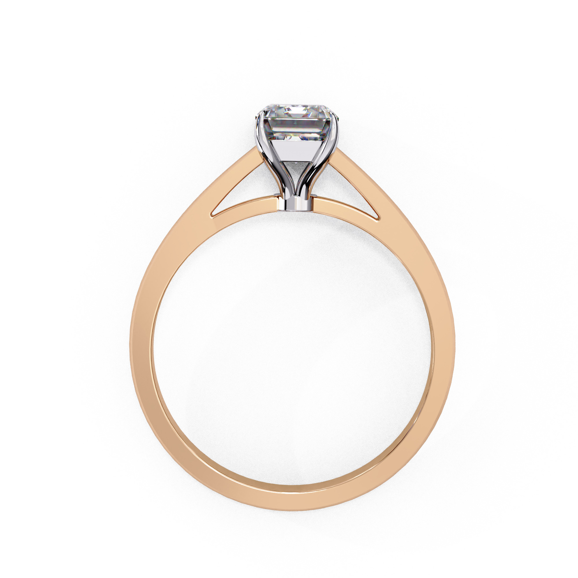 RADIANT  DIAMOND RING -CAD-041  3D model_8