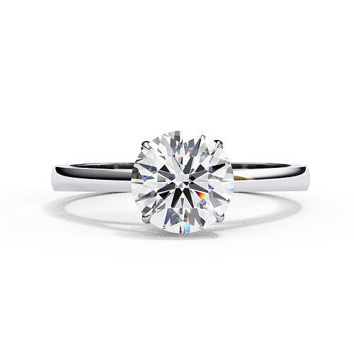 ROUND  DIAMOND RING -CAD-42 3D model