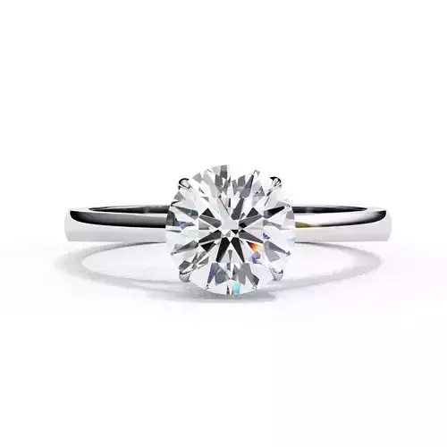ROUND  DIAMOND RING -CAD-42