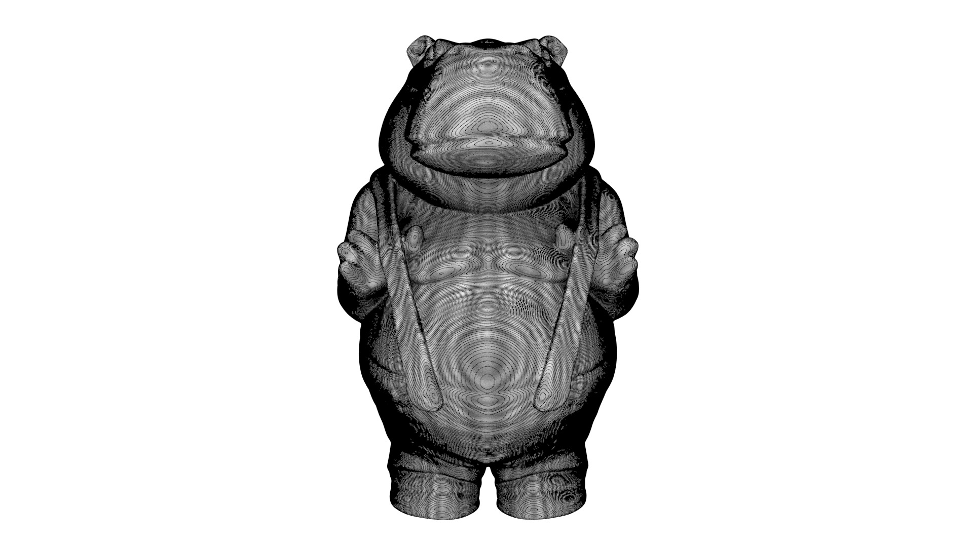 Bigimot figurine 3D model_10