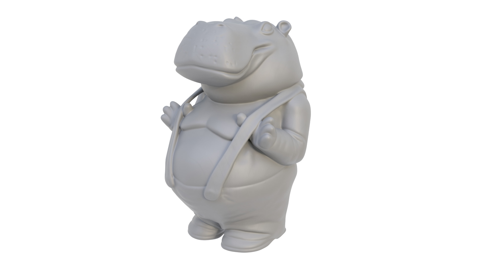 Bigimot figurine 3D model_9