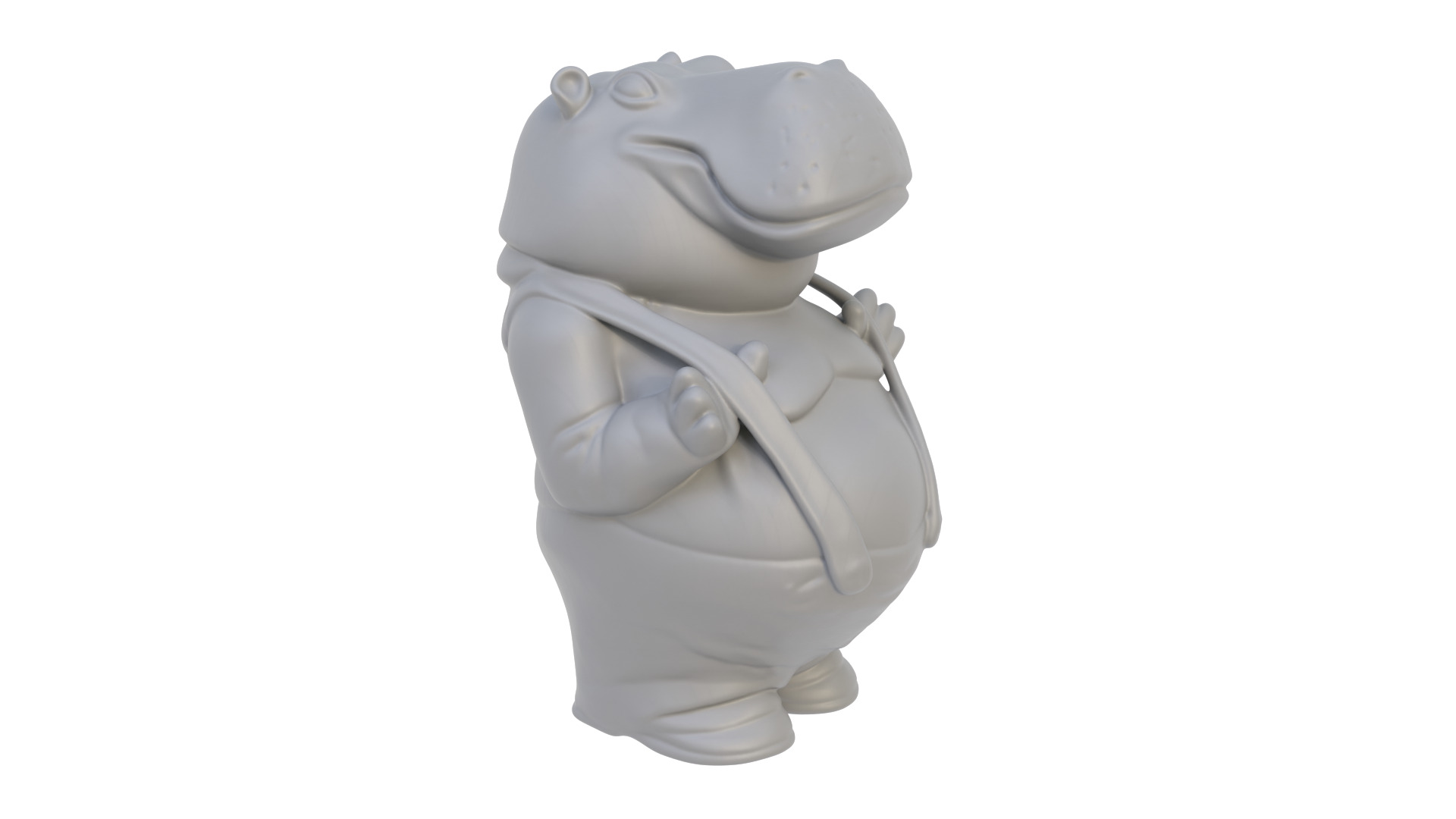 Bigimot figurine 3D model_7