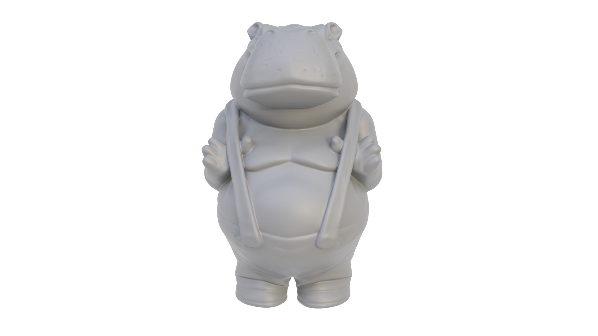 Bigimot figurine 3D model_8