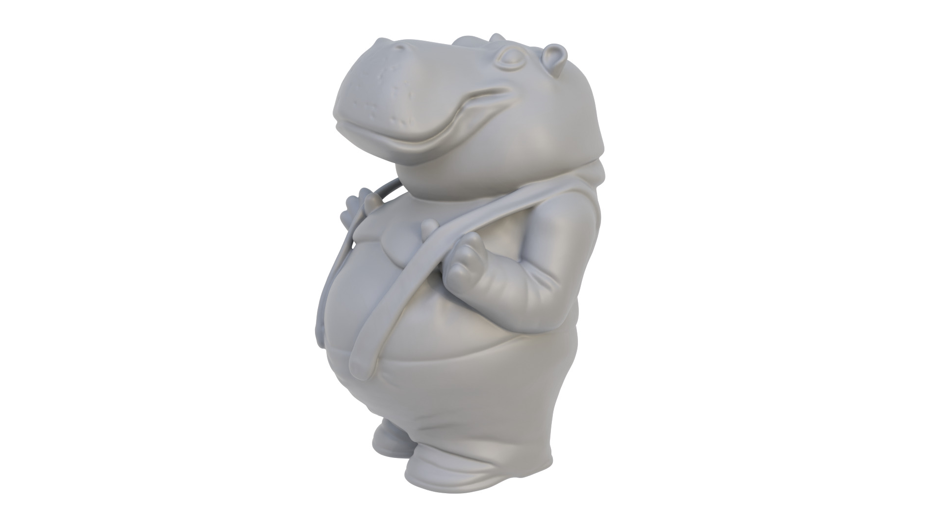 Bigimot figurine 3D model_2