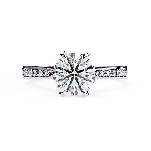 ROUND  DIAMOND RING -CAD-043 3D model