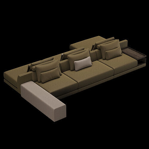 Frigerio sofa 003 3D model