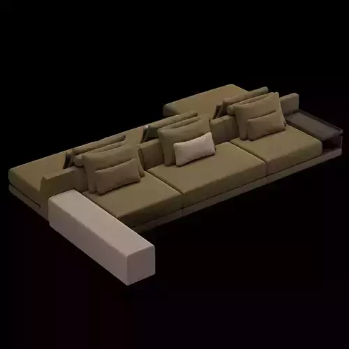 Frigerio sofa 003 3D model