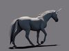 Unicorn Low-poly 3D model_3