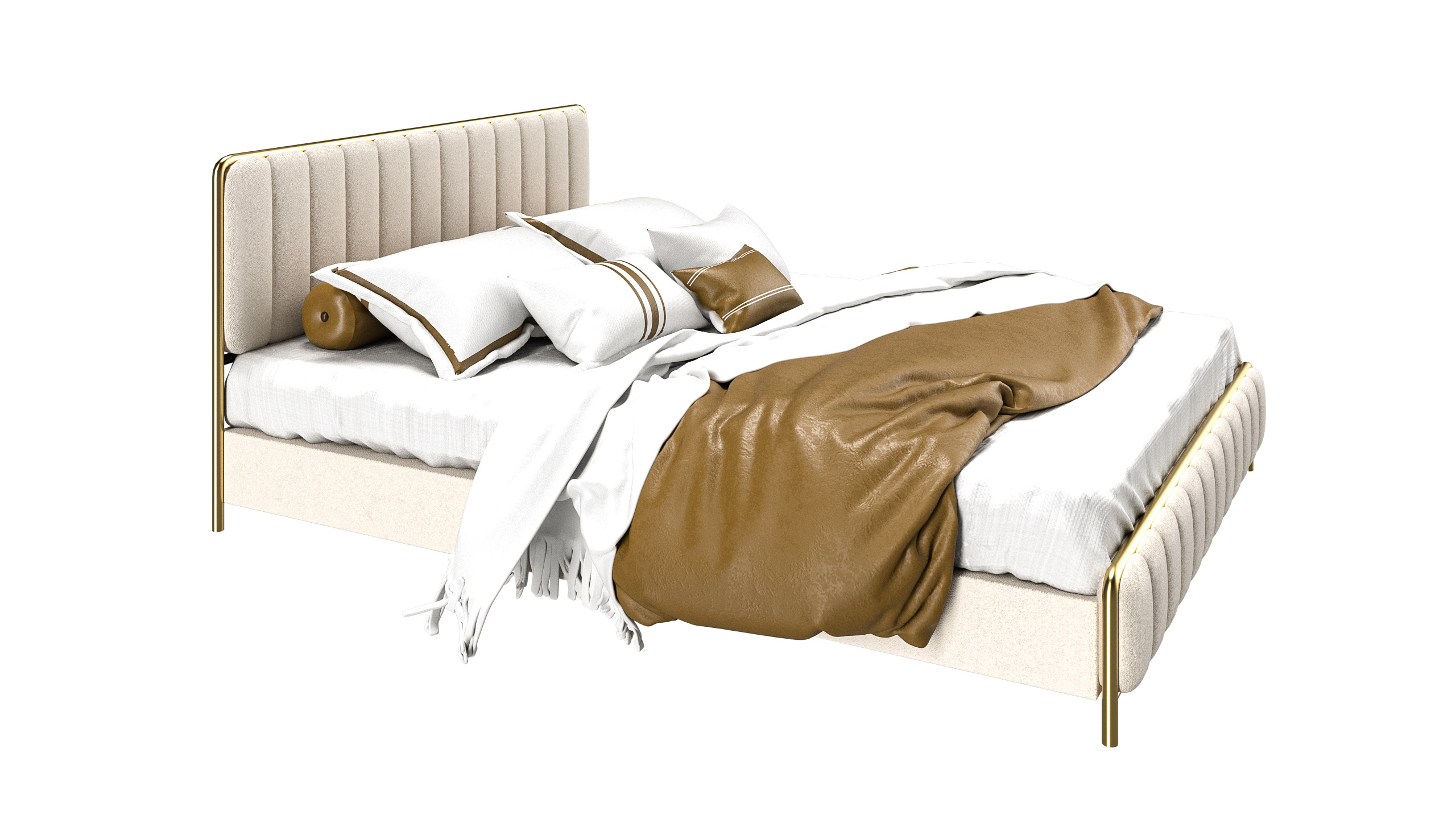 Bed Modern 3D model_1