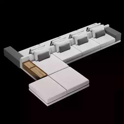 Frigerio sofa 005 3D model