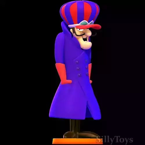 Dick Dastardly - Wacky Races 3D print model