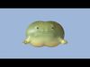 Chonky Frog 3D Model - Cute Stylized Cartoon Amphibian Low-poly 3D model_1