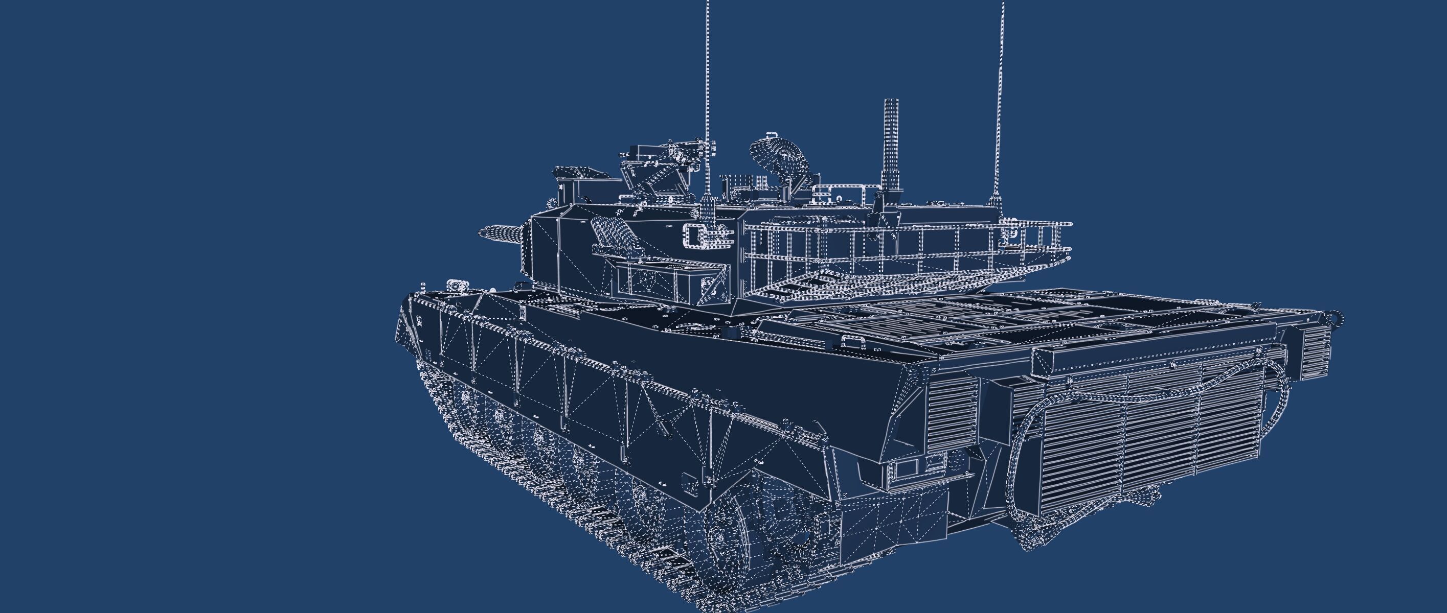 Type 90 tank 3D model_45