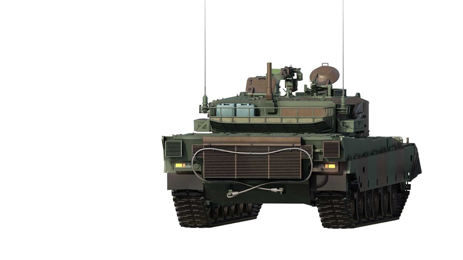 Type 90 tank 3D model_5