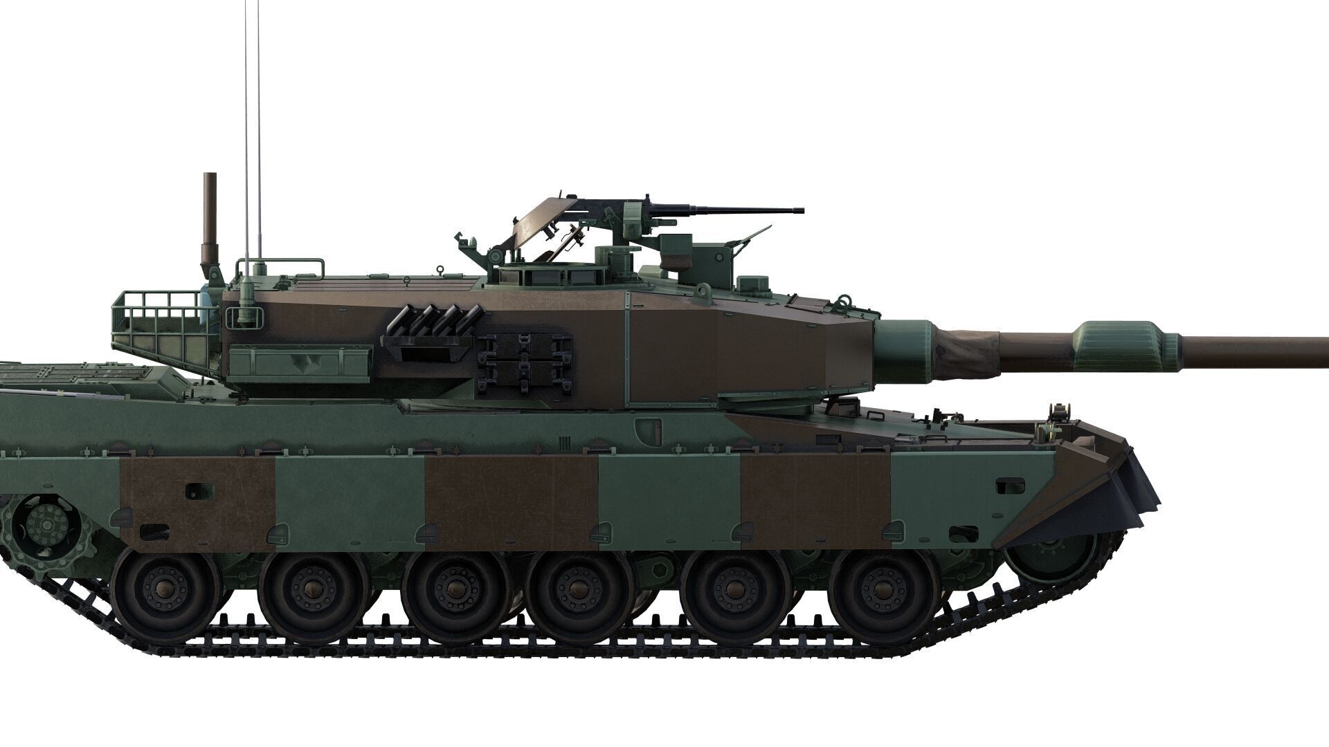 Type 90 tank 3D model_3