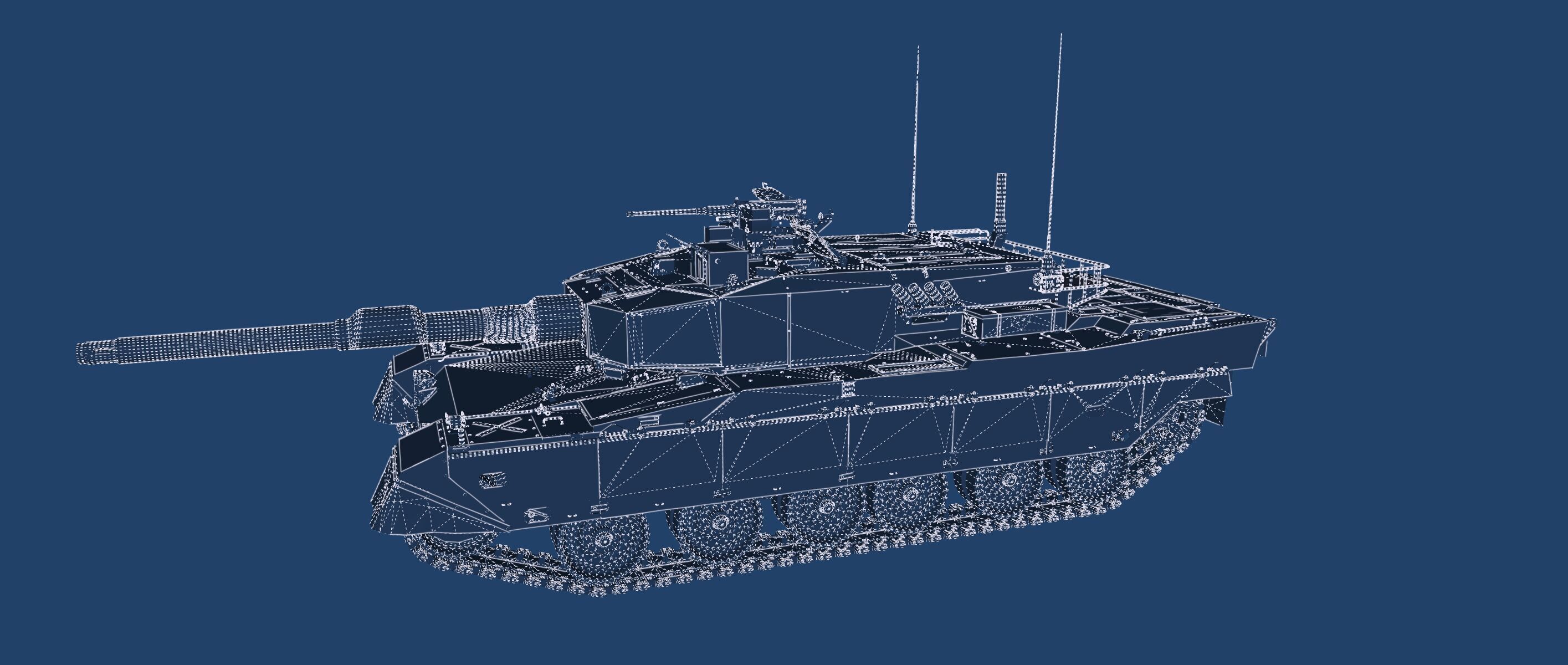 Type 90 tank 3D model_43
