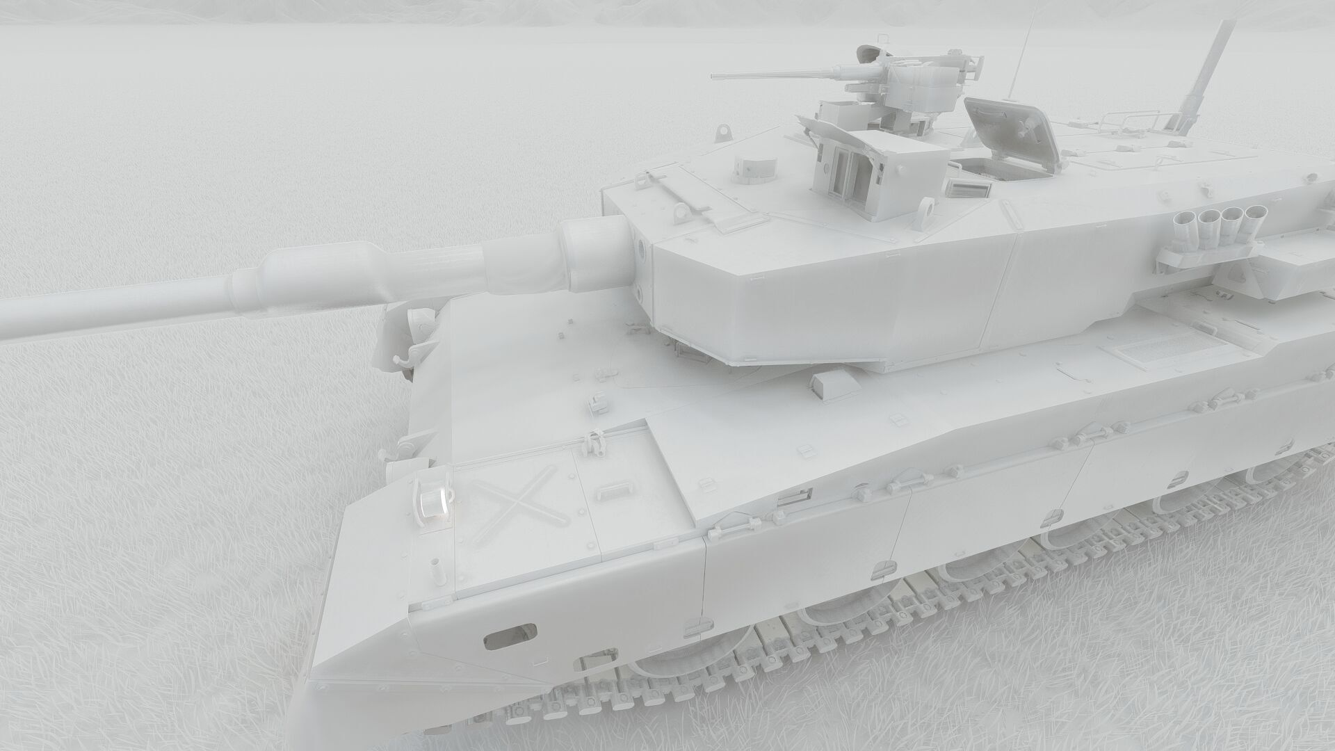 Type 90 tank 3D model_32