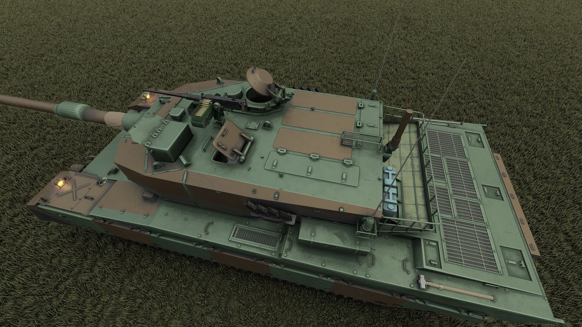 Type 90 tank 3D model_26
