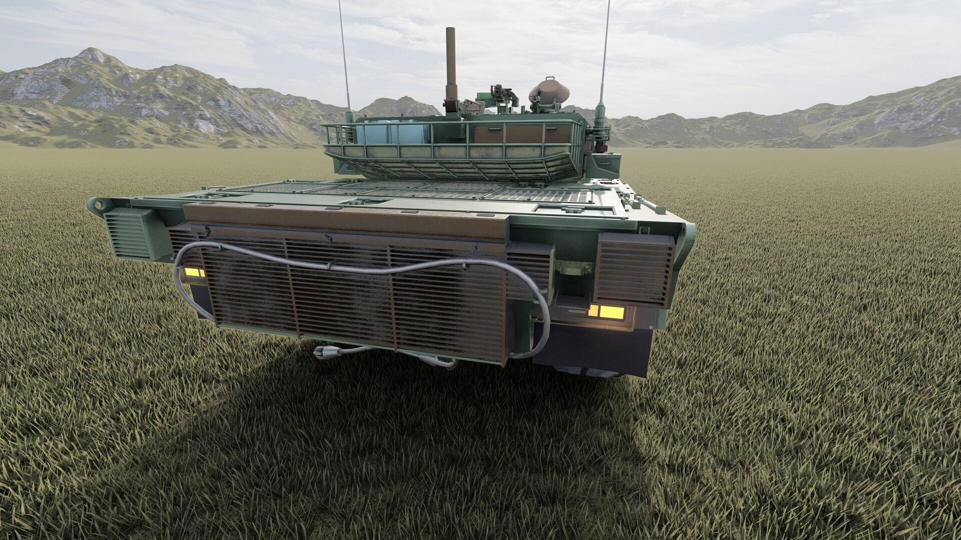 Type 90 tank 3D model_11