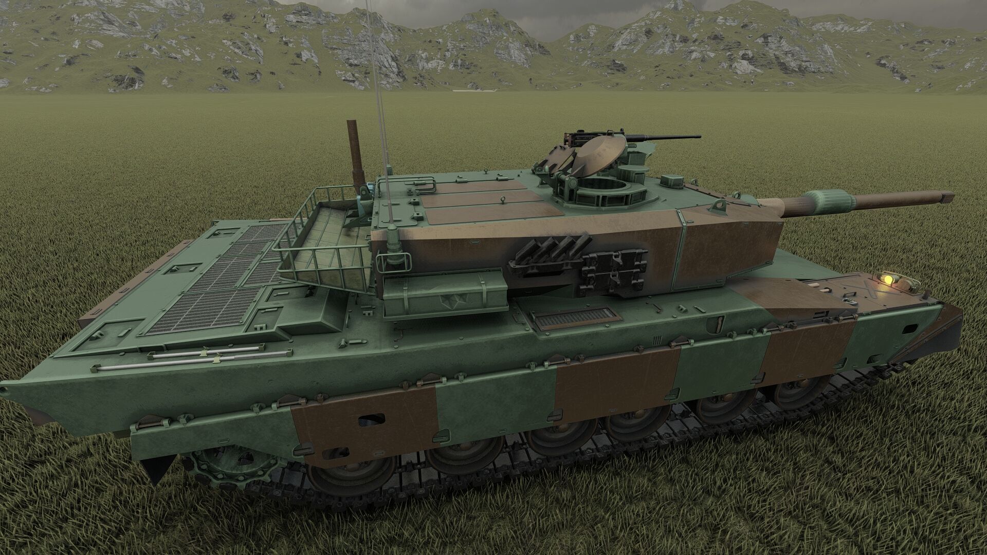 Type 90 tank 3D model_28