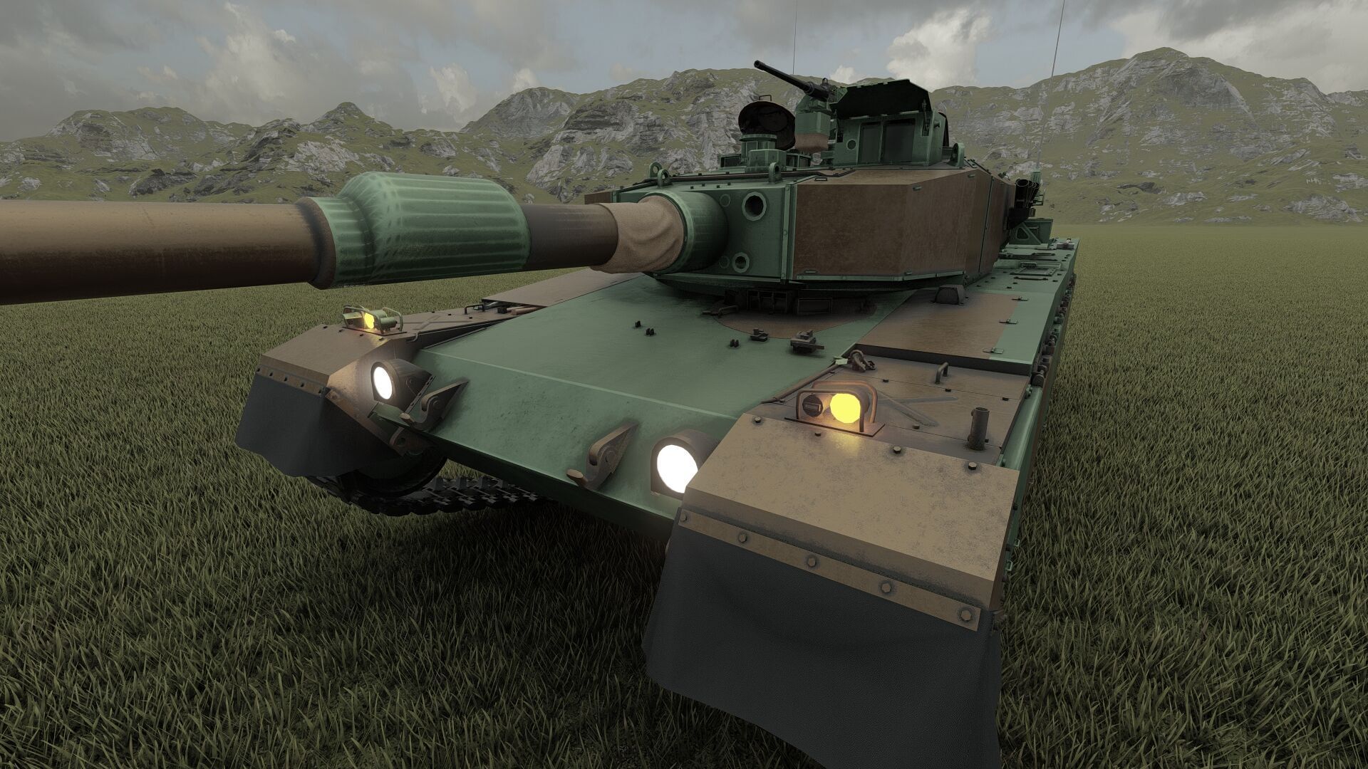 Type 90 tank 3D model_30
