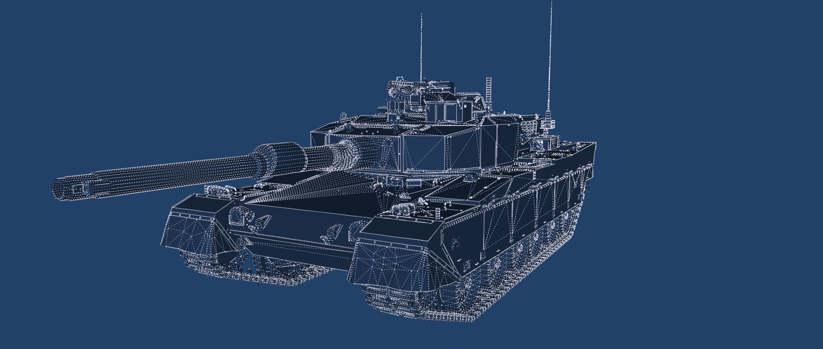 Type 90 tank 3D model_44