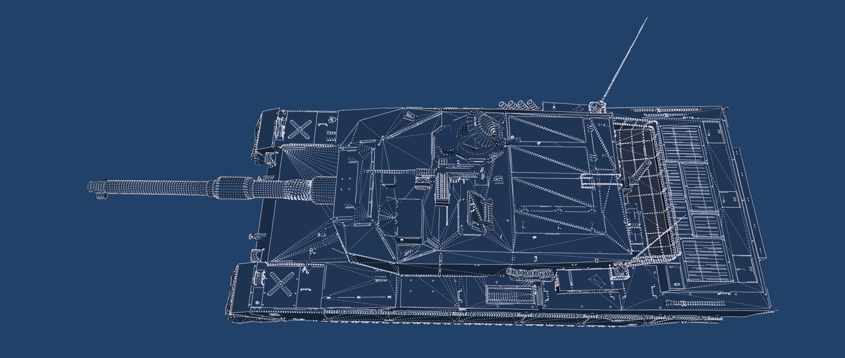 Type 90 tank 3D model_46