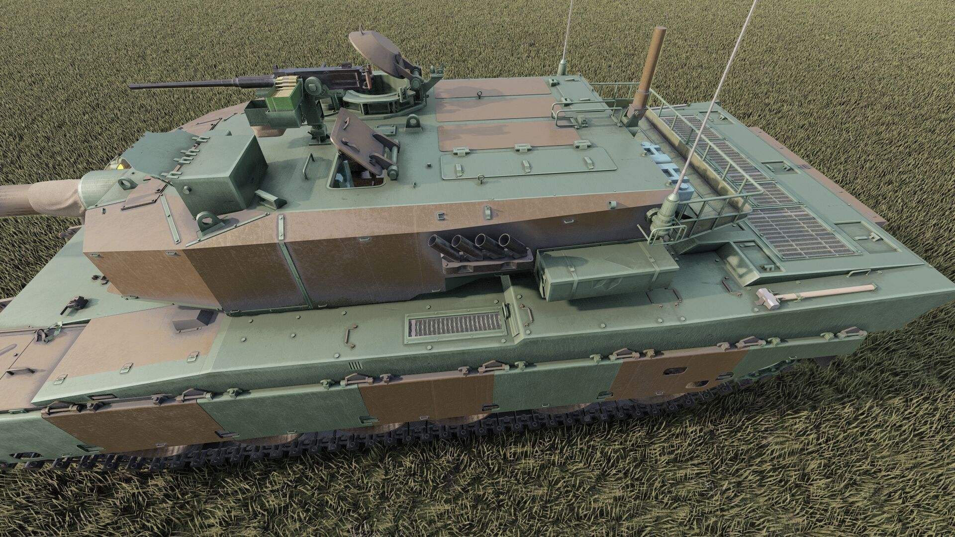 Type 90 tank 3D model_16