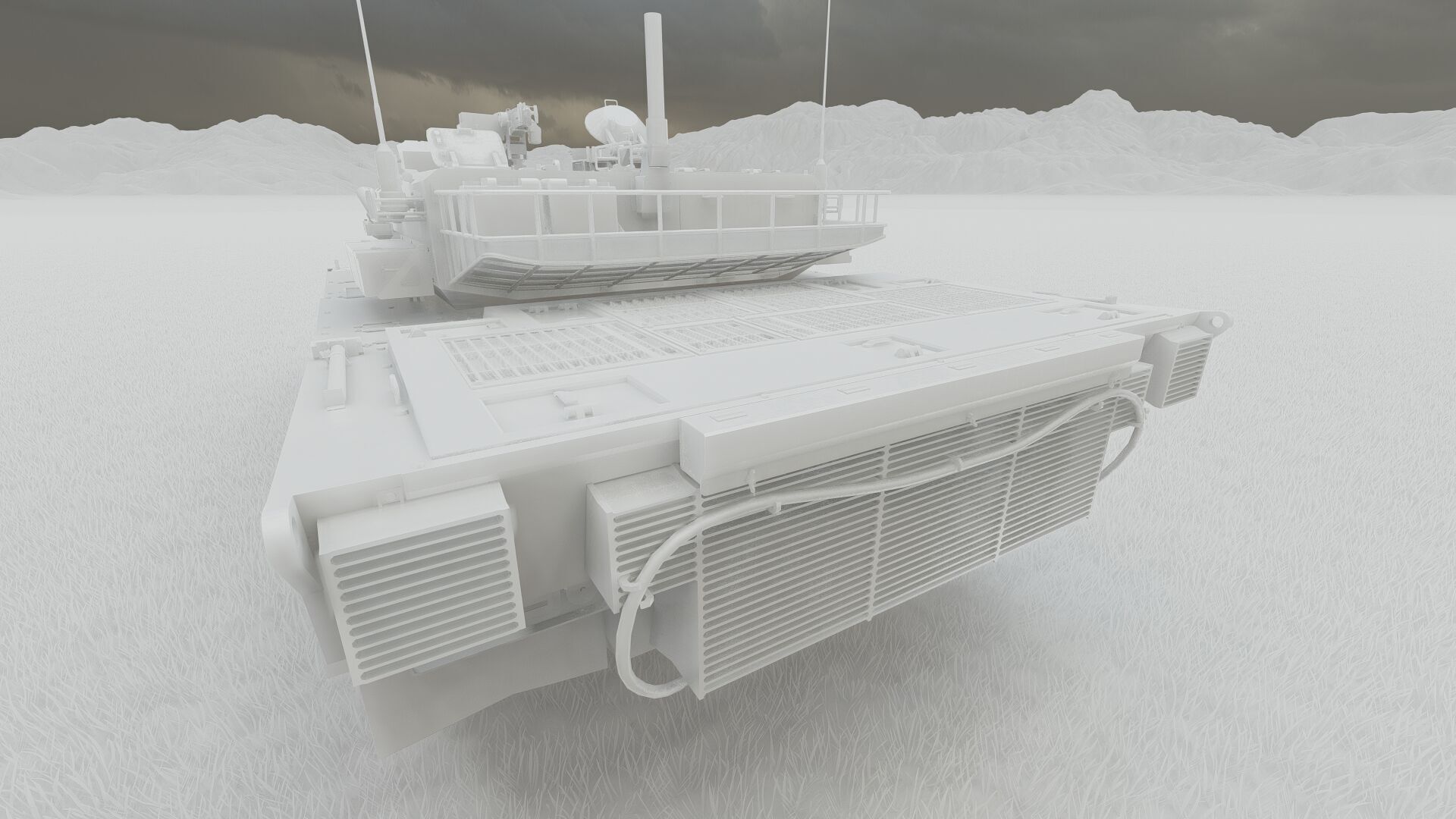 Type 90 tank 3D model_34