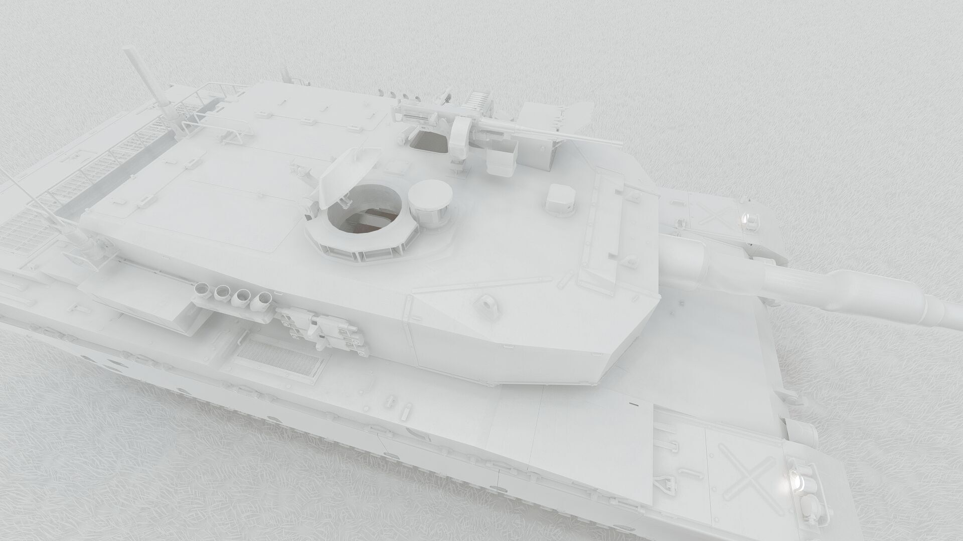 Type 90 tank 3D model_37