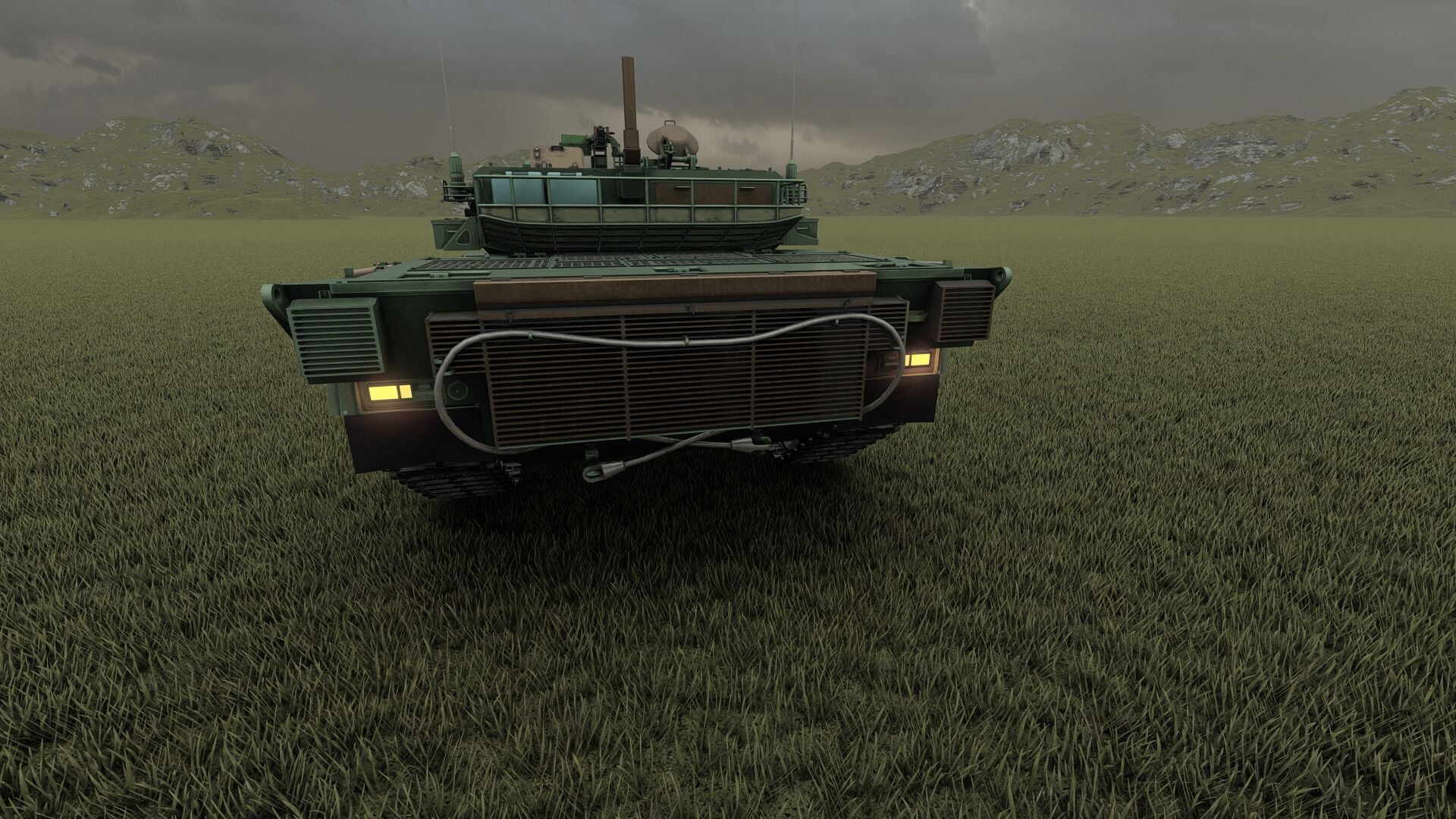 Type 90 tank 3D model_27