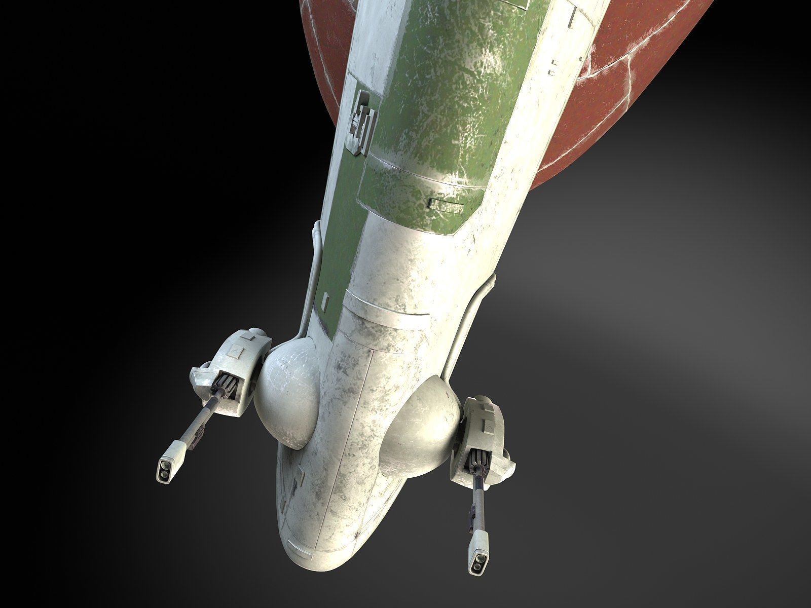 Star Wars Boba Fett Slave I 3D model_7