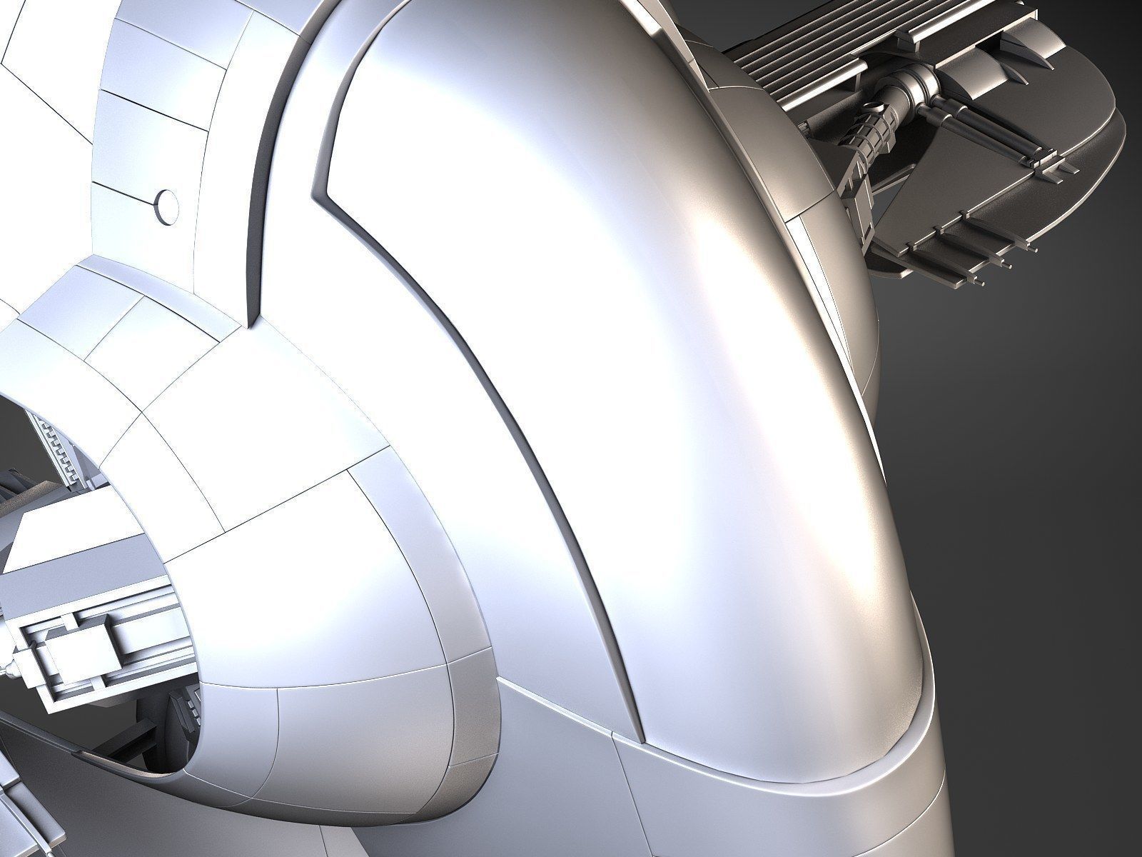 Star Wars Boba Fett Slave I 3D model_13