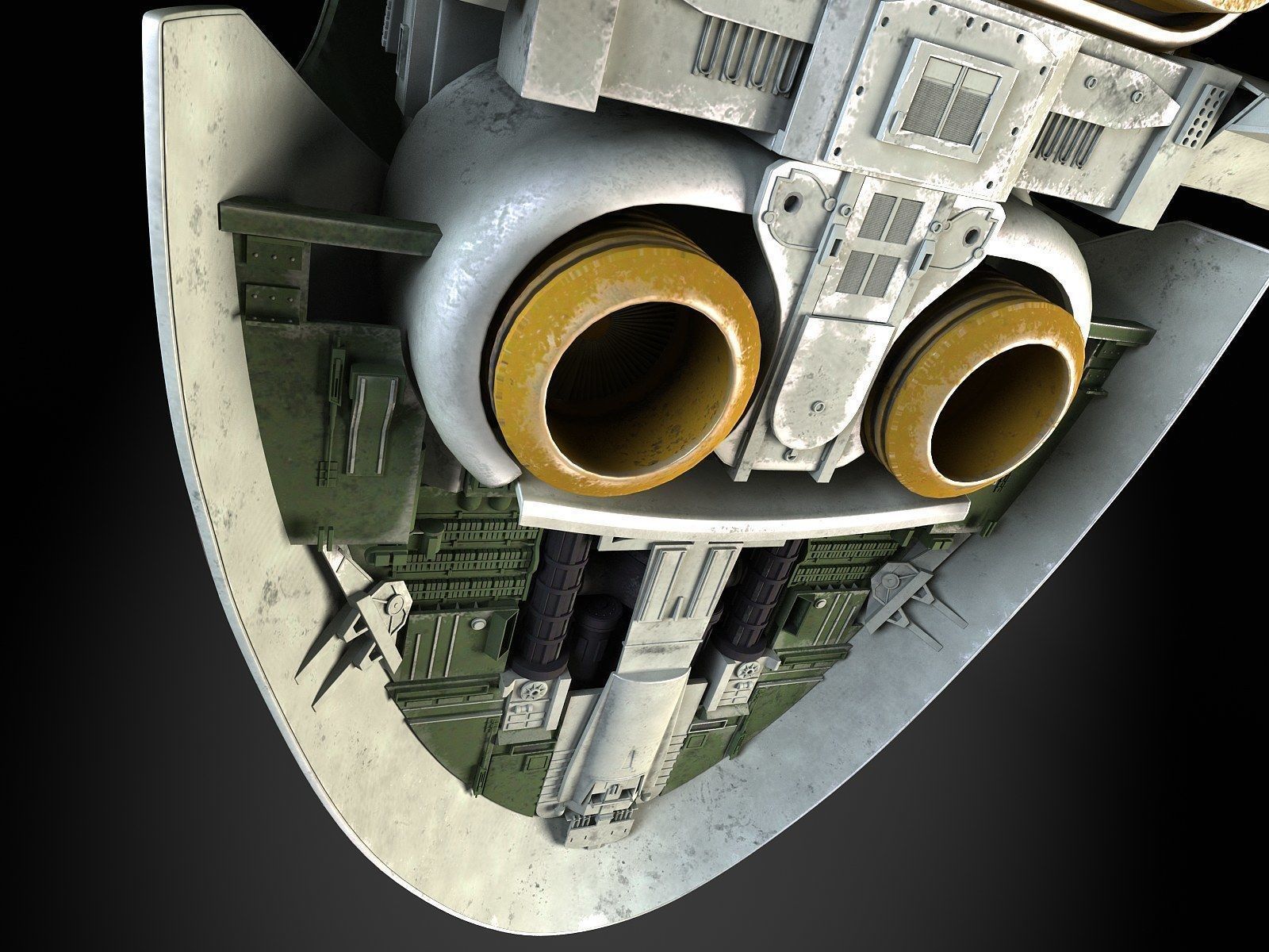 Star Wars Boba Fett Slave I 3D model_12