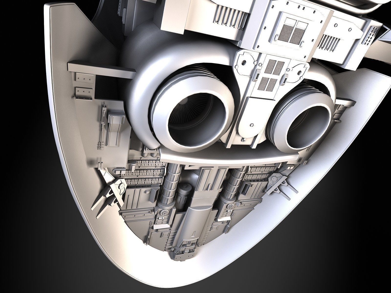 Star Wars Boba Fett Slave I 3D model_15