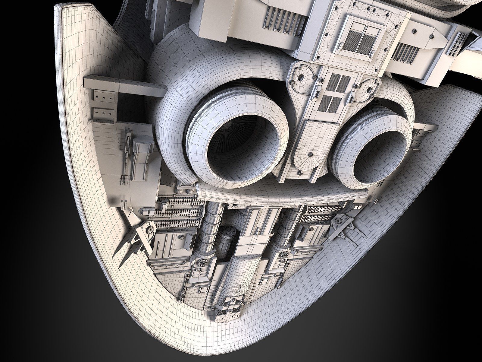 Star Wars Boba Fett Slave I 3D model_18