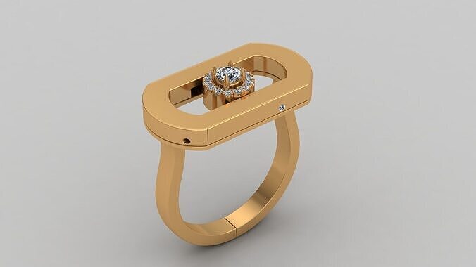 Messika So Move Ring Brand 3D Printable  3D print model