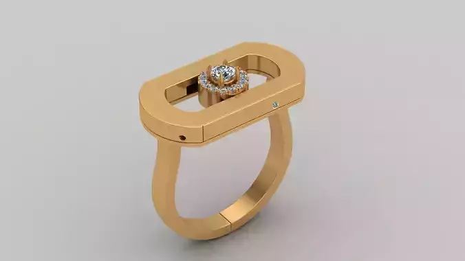 Messika So Move Ring Brand 3D Printable 
